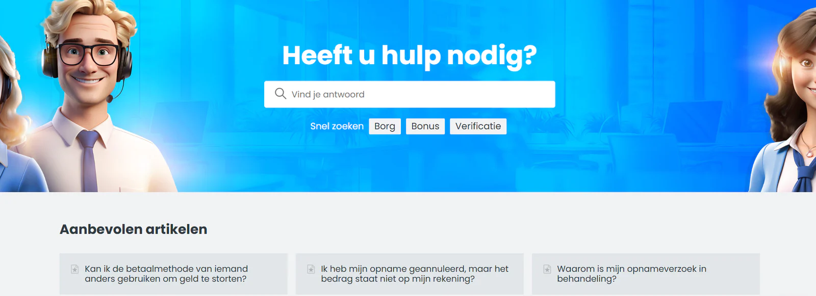 30bet casino helpcentrum